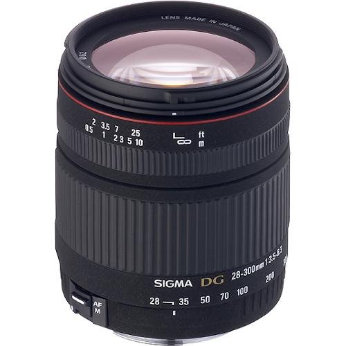 Sigma 28-300mm f/3.5-6.3 DG Macro Aspherical Lens for Nikon AFD Cameras