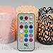 Frux Home and Yard 9 Piece Flameless Wax Votive Candles with Color Changing Remote Control and Our Exclusive Bonus Laser Cut Decorative Wraps, 9Piece Set