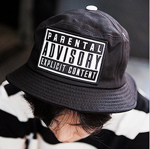 Literal English alphabet black embroidery embroidery Korean men and women sun hat sun hat child hat