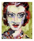 Bette Davis - Vintage Movie Star - Movies Giclee Poster Print by Ginette Callaway, 16x20