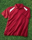 Harriton 4 oz. Polytech Colorblock Polo Golf Shirt M318
