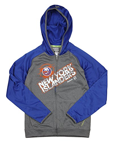 Reebok New York Islanders Youth Center Ice Travel and Training Full Zip Hoodie