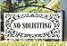 No Soliciting Sign for Indoor or Outdoor use by MySigncraft by MySigncraft
