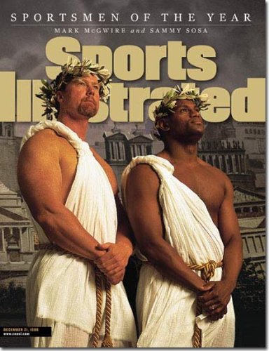 Mark McGwire St Louis Cardinals , Sammy Sosa Cubs (Sports Illustrated Magazine - December 1998)