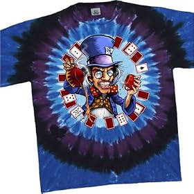 Mad Hatter T-Shirt 100% Cotton Wonderland 2-Sided Shirt for Adults and Teenagers