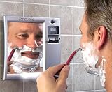 Zadro Products Z200 Fog-Less Shower Mirror with Light & Clock