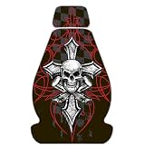 Pilot SC-353 Cross-N-Skull Low Back Seat Cover