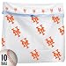 Spectrum 5813-10016 MLB Plastic New York Mets Tall Kitchen Trash Bag, 13 Gallon Capacity (Pack of 10)