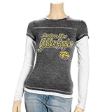 NCAA Southern Miss Golden Eagles Ladies Ash Triblend Double Layer Premium T-shirt