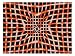 Abstract Distorted Net-Like Fractal Pattern on Black Background Photographic Poster P...