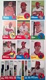 2012 Topps Heritage Los Angeles Angels Team Set (Base Set Only No Short Prints or Variation) - 15 Cards Including Albert Pujols, Trumbo, Haren, Kendrick, Trout, and More