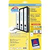 Avery Zweckform Ordner-Etiketten f�r schmale Ordner, lang, weiss, 38x297mm, 125 Etiketten