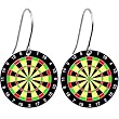 Handcrafted Dart Board Earrings