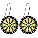 Handcrafted Dart Board Earrings