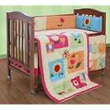 Flower Blocks 5-Piece Baby's Crib Set by Alyssa Preston