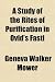 A Study of the Rites of Purification in Ovid's Fasti