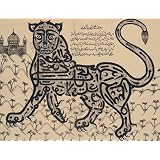 Lion, Calligraphy print (Print On Demand)