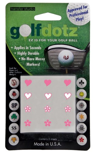 Golfdotz Hearts and Flowers