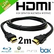 1440p/120Hz Premium HDMI vers HDMI 1.4 plaqu� or 24K Cable CABLE 2m - HD TV'S PS3 xbox 360 pc box canalsat�lite LED TV Plasma LCD