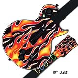 GUITAR HERO 3 III Faceplate Skin Skins for PS3 Xbox 360 Les Paul - Hot Flames
