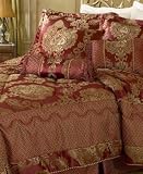 Pem America "Crest" 7-Piece Bedding Ensemble, Full/Queen
