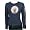 Illinois Fighting Illini Navy Blue Ladies Big Logo Long Sleeve T-shirt