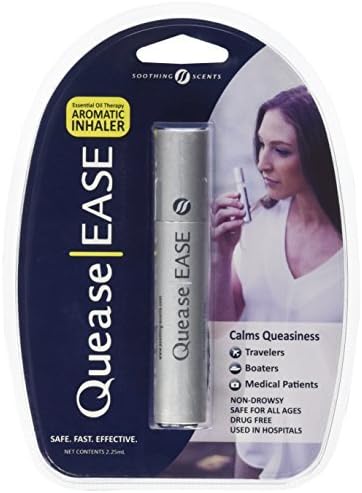Quease Ease Aromatic Inhaler Essentail Oil Therapy - 1 ea [Health and Beauty] by Soothing Scents QueaseEase