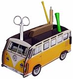 Produkt-Bild: Werkhaus - Stiftebox Stiftek&ouml;cher, VW Bulli, Gelb/Wei&szlig; (WE2004)
