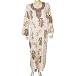 Viscose Kaftan Long Sleeve Party & Evening Dress Size L (kftn844)