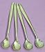 Set of 4 Long Handled Cafe' Latte Spoons.