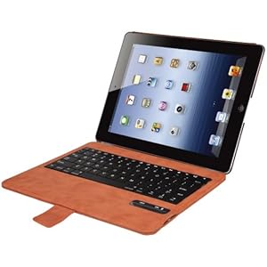 Amazon.com: Koolertron Newest Ultra Thin Bluetooth Smart Cover Keyboard Case Casing Cover For New Ipad 4 ABS Keys 450mAh Li-ion Battery: Computers & Accessories