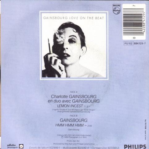 Original album cover of Lemon Incest by Charlotte & Gainsbourg