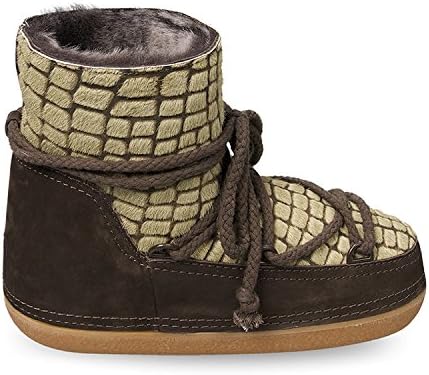 IKKII 14630-N Animal Low Lambskin Boots (36)