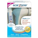 Scar Zone Scar Diminishing System with Scar Massager and Scar Zone Diminishing Cream
