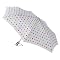 Totes Auto Open/Close Umbrella White Dot