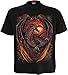 Spiral - Mens - DRAGON FURNACE - T-Shirt Black