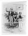 Historic Print (L): [Wilson reading report on sinking of Lusitania while Uncle Sam says steady]