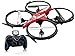 Holy Stone F182C 2.4GHz 4 Channel Remote Control Quadcopter with Camera, LCD Panel Display, 15.4 x 15.4 x 3.5 -Inch