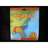 GreatGiftIdea!!!MagneticAmericanMapPuzzle-NEW!