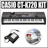 Musical Instruments : Casio CTK-720 61-KEY Portable Keyboard Kit