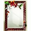 20.5" Hand Sculpted Metal Hummingbird and Flower Rectangular Wall Mirror