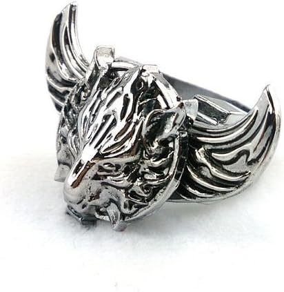 JulieStore-Final Fantasy Wolf Ring Amine Cosplay Rotatable Ring Gift BOX