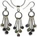 Pendant & Earring Set Sterling Silver Multi Gem Jewelry (gpers024)