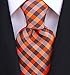 Scott Allan Mens Gingham Plaid Necktie