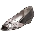 AK Anne Klein Women's Cherrybell Peep Toe Flat
