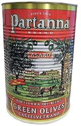 Partanna Green Olives, Castelvetrano, 2.5kg (5.5 lb) Tin