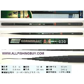 21 Ft 6.3 M Telescopic Fishing Pole Rod 99% Japan Carbon