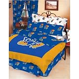 Kansas Jayhawks NCAA Bed-in-a-Bag (Panel/Rotary - Solid)