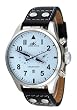 Adee Kaye #AK7234-M Men's Leather Band Classic Retro Chronograph Watch