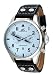 Adee Kaye #AK7234-M Men's Leather Band Classic Retro Chronograph Watch